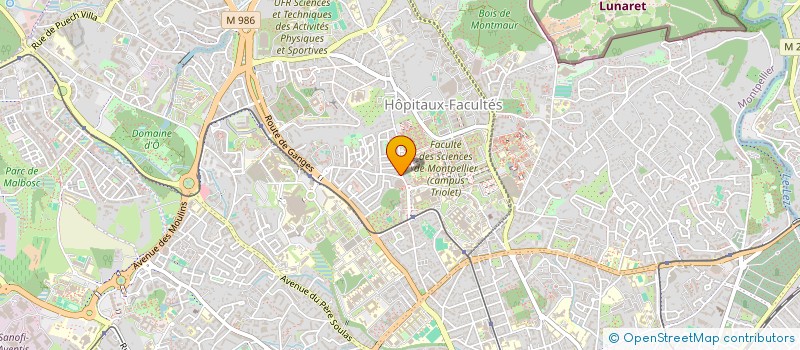 localisation de l'entreprise IAE PARTENAIRE à MONTPELLIER