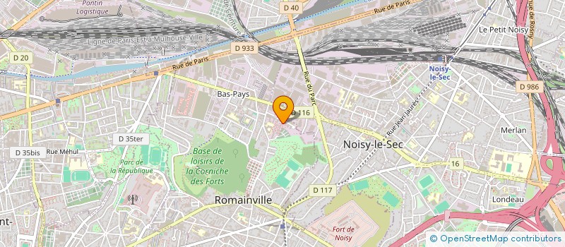 localisation de l'entreprise IAEFORMATION à ROMAINVILLE