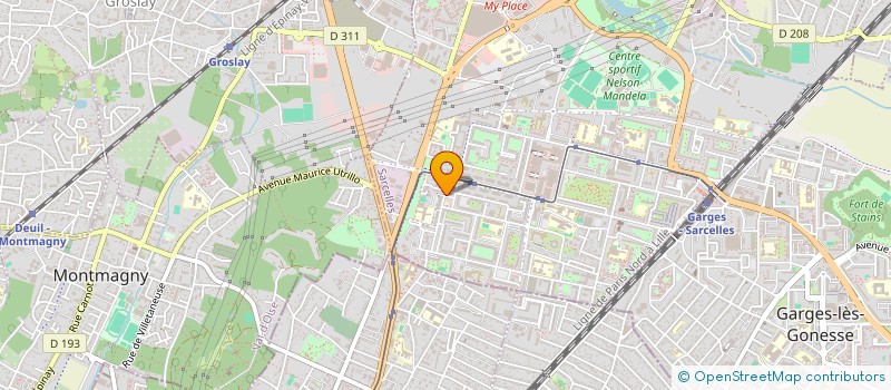 localisation de l'entreprise IAEL à SARCELLES