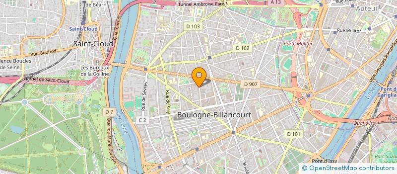 localisation de l'entreprise IAG PARTNERS à BOULOGNE-BILLANCOURT