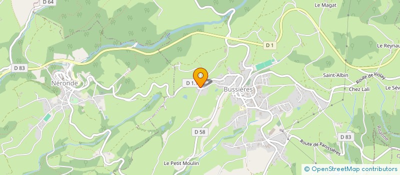 localisation de l'entreprise IAGHE  BUSSIERES