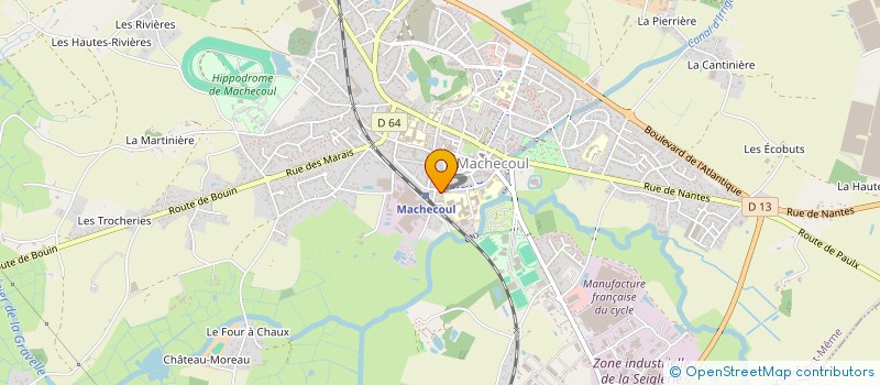 localisation de l'entreprise IAGS IMMO  MACHECOUL-SAINT-MEME