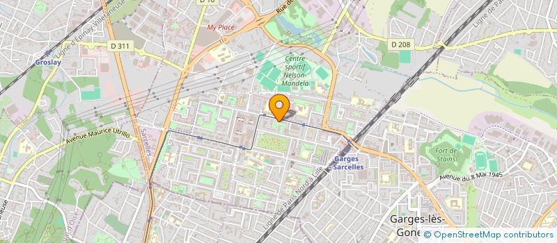 localisation de l'entreprise IAGUEP à SARCELLES