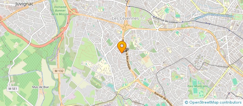 localisation de l'entreprise IAK 34 à MONTPELLIER