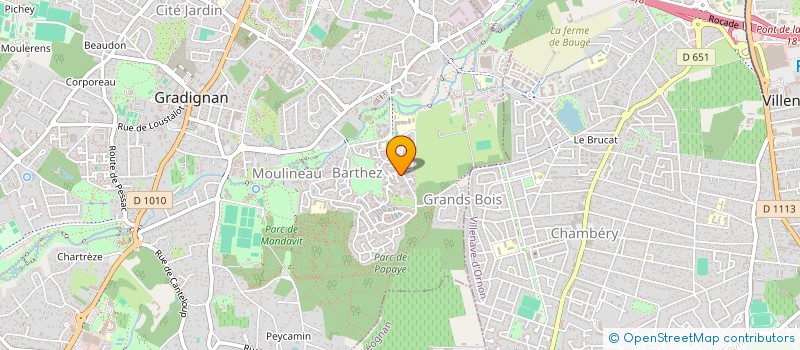 localisation de l'entreprise IAL EXPERTISE  GRADIGNAN