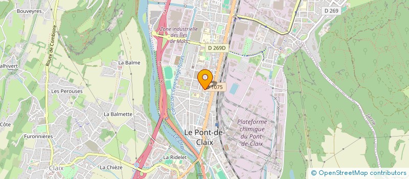 localisation de l'entreprise IALEC  LE PONT-DE-CLAIX