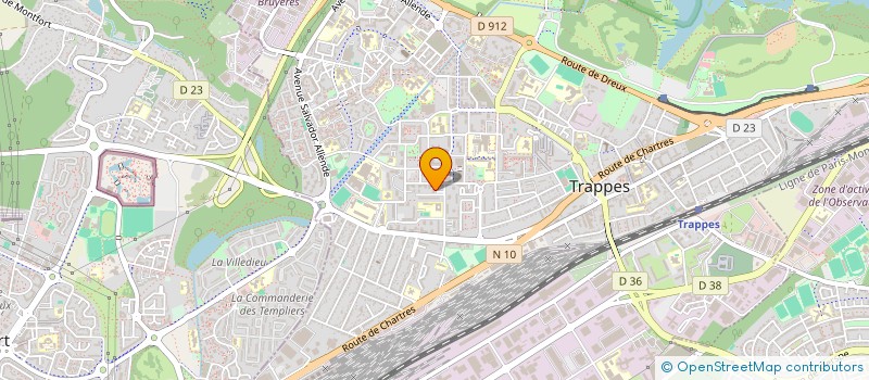 localisation de l'entreprise IAM COIFFURE  TRAPPES