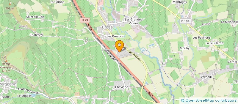 localisation de l'entreprise IAM FAMILY  PRISSE