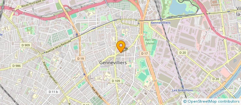 localisation de l'entreprise IAM FOUNDATION  GENNEVILLIERS