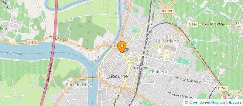 localisation de l'entreprise IAM IMMOBILIER à LIBOURNE
