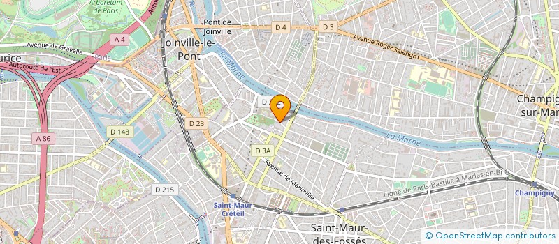 localisation de l'entreprise IAM INVEST à SAINT-MAUR-DES-FOSSES