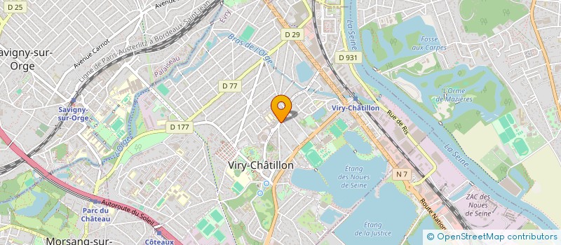 localisation de l'entreprise IAM TRANSFERT  BRETIGNY-SUR-ORGE