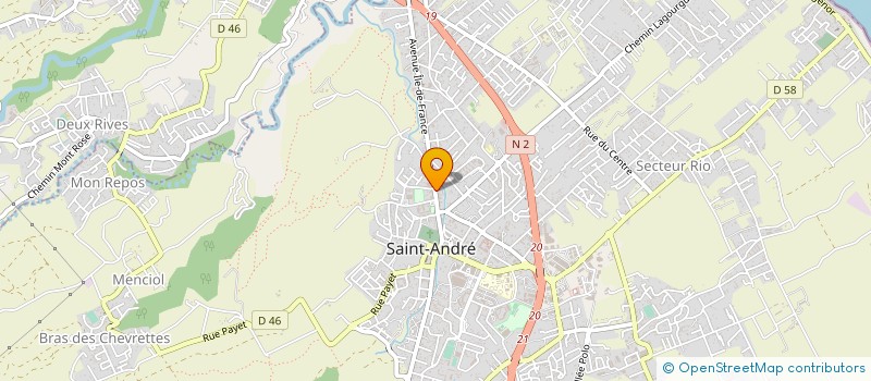 localisation de l'entreprise IAMK à SAINT-ANDRE