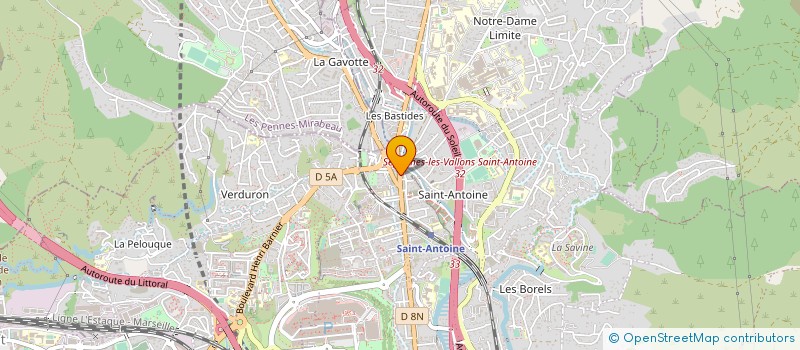 localisation de l'entreprise IAN à MARSEILLE