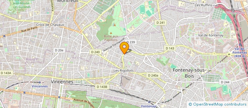 localisation de l'entreprise IAN SECUFORT à FONTENAY-SOUS-BOIS