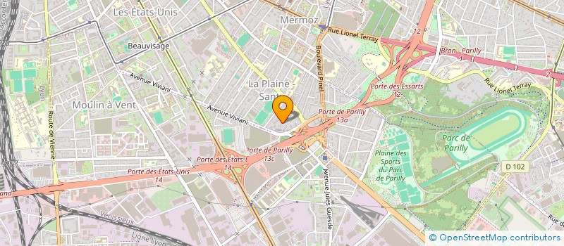 localisation de l'entreprise IANA ETANCHEITE à LYON