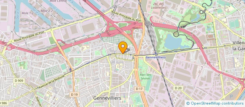 localisation de l'entreprise IANTRINE à GENNEVILLIERS