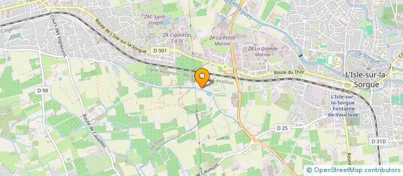 localisation de l'entreprise IANZ IMMOBILIER  L'ISLE-SUR-LA-SORGUE