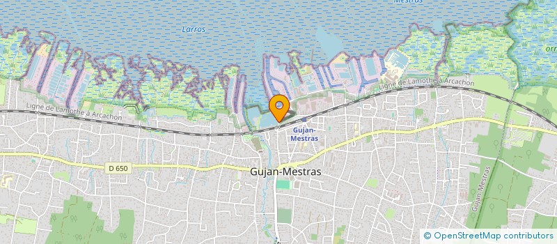 localisation de l'entreprise IAO & CO  GUJAN-MESTRAS