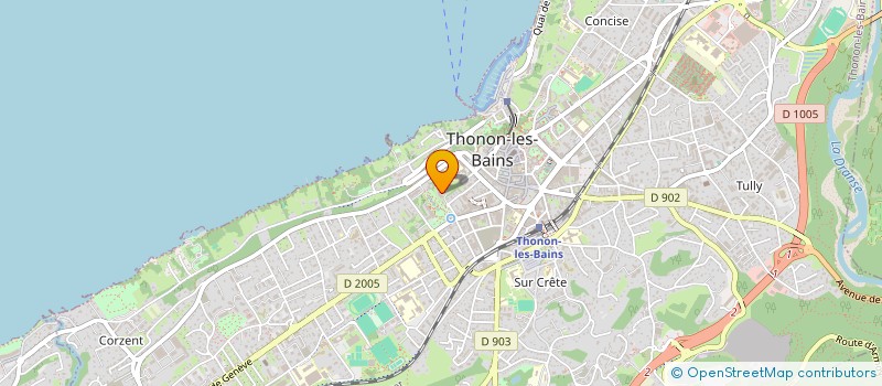 localisation de l'entreprise IAORANA à THONON-LES-BAINS