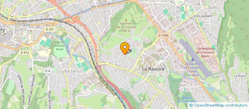 localisation de l'entreprise IAORANA  LA RAVOIRE