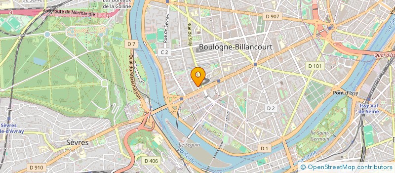 localisation de l'entreprise IAP ESTATE à BOULOGNE-BILLANCOURT