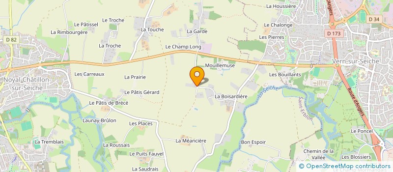 localisation de l'entreprise IAPOURVOUS  NOYAL-CHATILLON-SUR-SEICHE