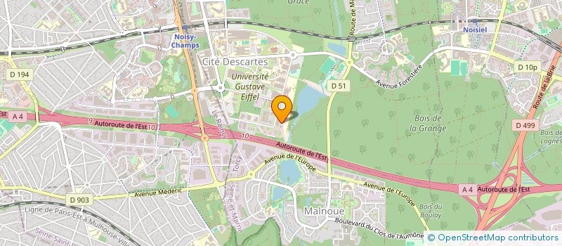 localisation de l'entreprise IARD CONSEIL  CHAMPS-SUR-MARNE