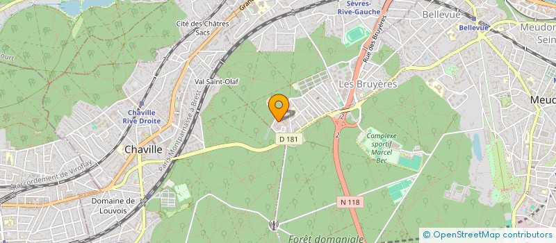 localisation de l'entreprise IARIVO CONSULTING à SEVRES