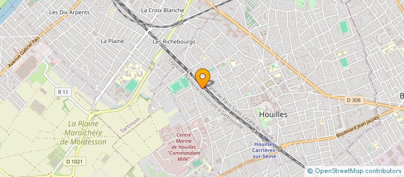 localisation de l'entreprise IARP COURTAGE à HOUILLES