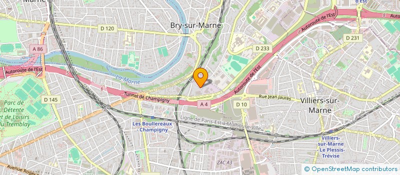 localisation de l'entreprise IAS BATIMENT à CHAMPIGNY-SUR-MARNE