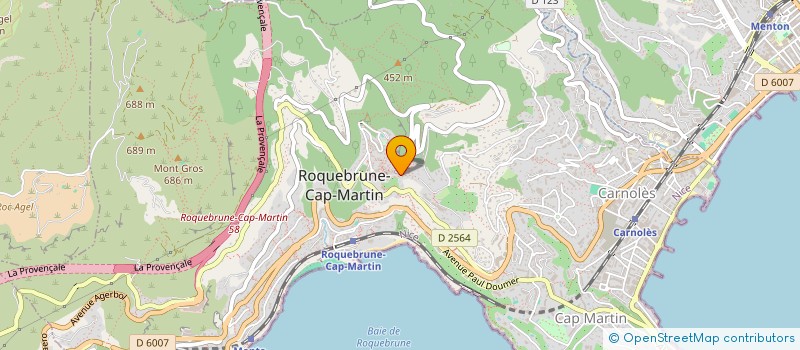 localisation de l'entreprise IASAS à ROQUEBRUNE-CAP-MARTIN