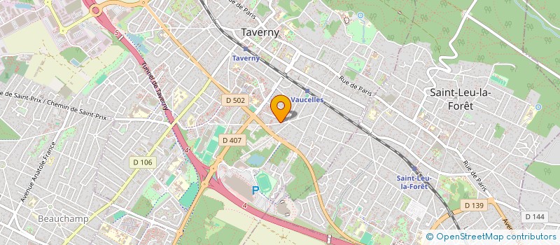 localisation de l'entreprise IASS  TAVERNY