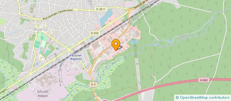 localisation de l'entreprise IASSO  BIGANOS