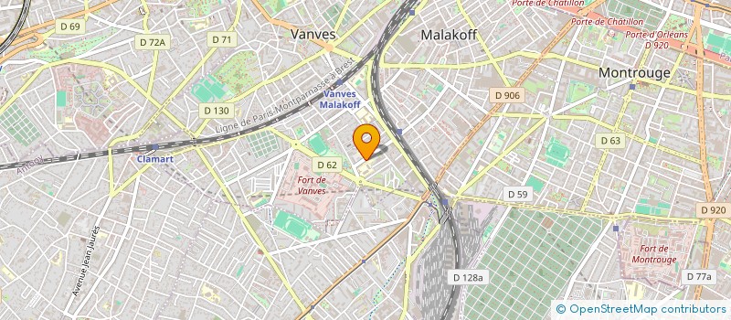 localisation de l'entreprise IATB CONSULTANT  MALAKOFF