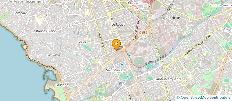 localisation de l'entreprise IATEL INFORMATIQUE à MARSEILLE