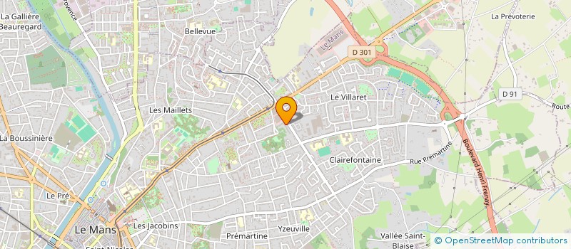 localisation de l'entreprise IATROS  LE MANS