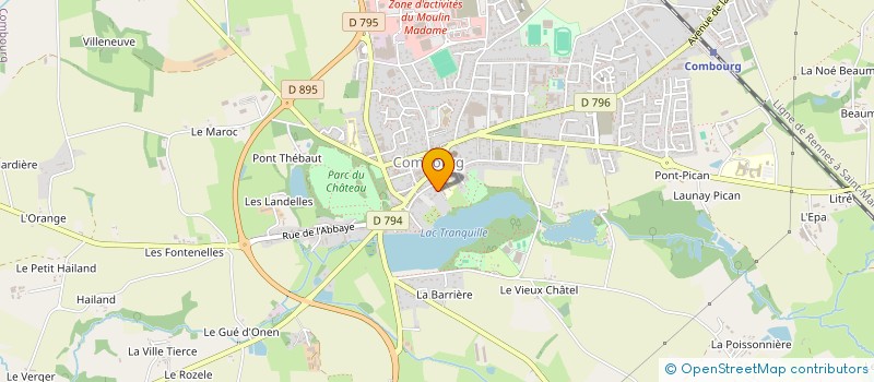 localisation de l'entreprise IAY  COMBOURG