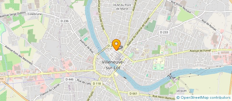 localisation de l'entreprise IB 47  VILLENEUVE-SUR-LOT