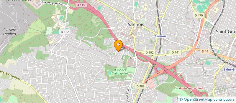 localisation de l'entreprise IB 95  SANNOIS