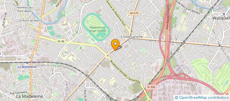 localisation de l'entreprise IB ADVISORS à MARCQ-EN-BARŒUL