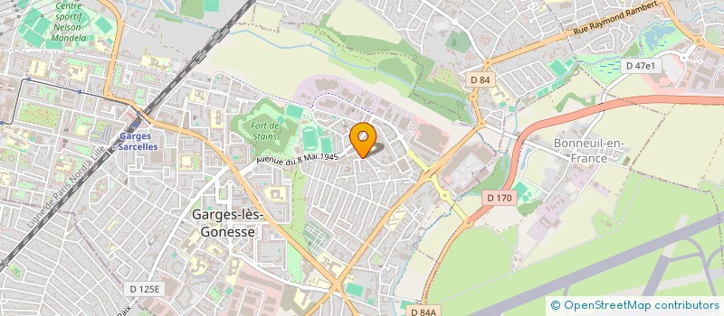 localisation de l'entreprise IB BATI  GARGES LES GONESSE