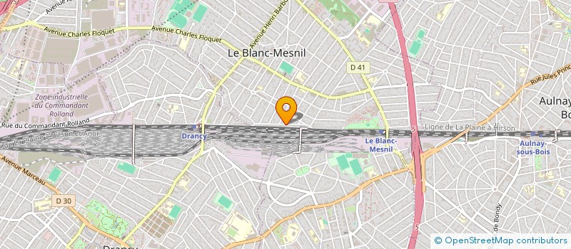 localisation de l'entreprise IB BATIMENT à LE BLANC-MESNIL