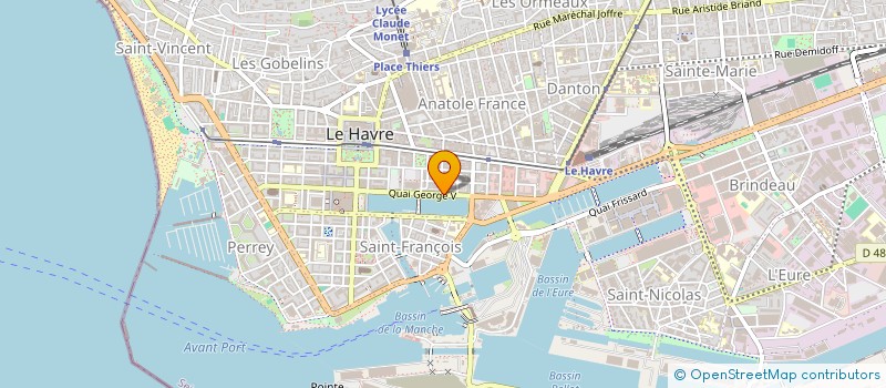 localisation de l'entreprise IB BENH à LE HAVRE