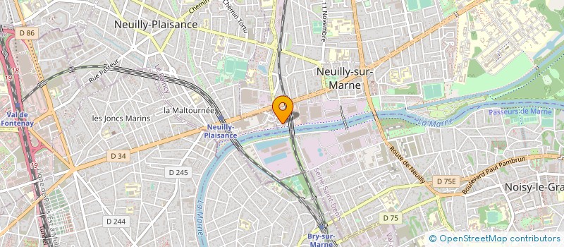 localisation de l'entreprise IB COMPAGNY à NEUILLY-SUR-MARNE