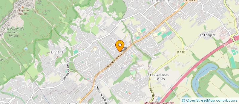 localisation de l'entreprise IB CONCEPT38  BIVIERS