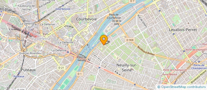 localisation de l'entreprise IB CONSEIL à NEUILLY-SUR-SEINE