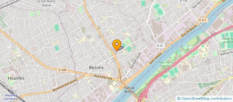 localisation de l'entreprise IB CUTZ STUDIO à BEZONS