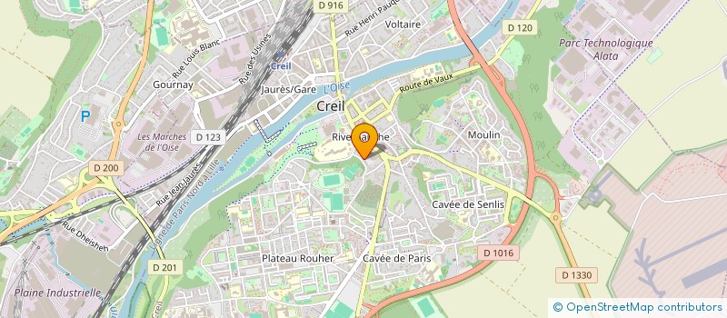 localisation de l'entreprise IB EXPRESS à CREIL