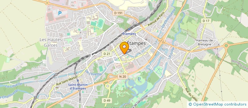 localisation de l'entreprise IB FACADE  ETAMPES